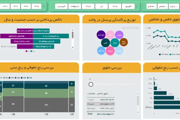 داشبورد مالی و انسانی